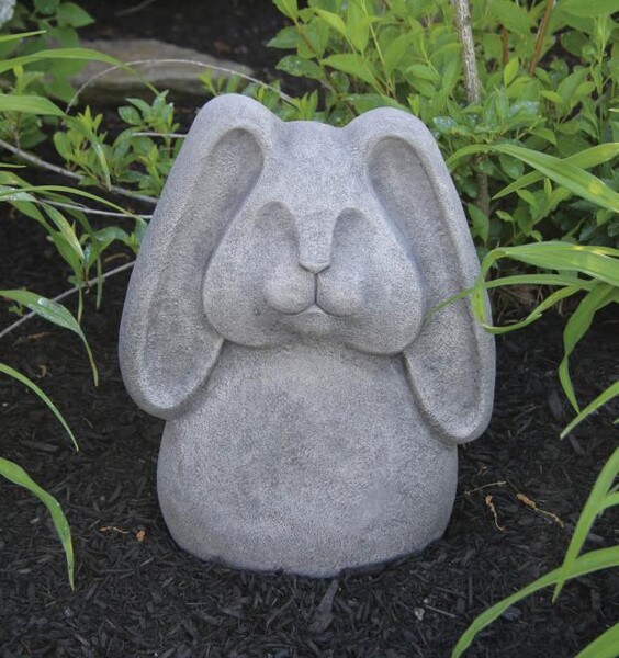 rabbit head Contemporary garden statue portrait bust quality statuary
